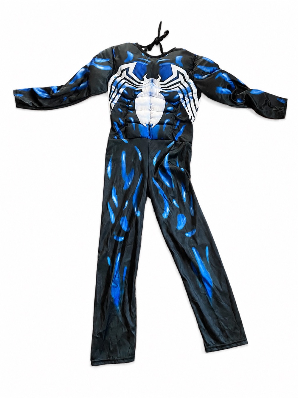 Kids Black & Blue Spider Venom Muscle Costume